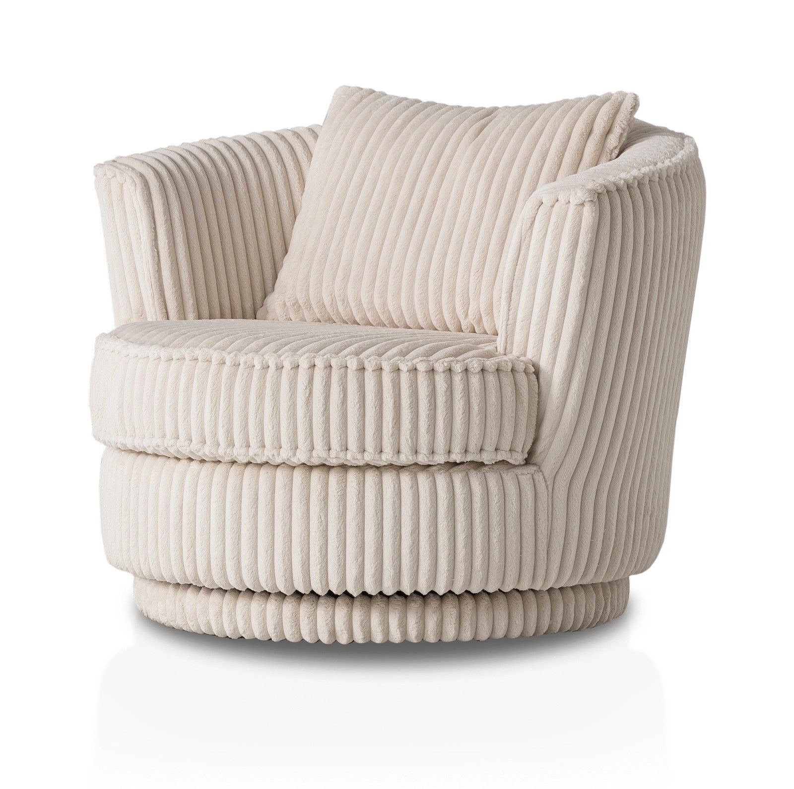 Furn.Design Loveseat Comfy (Komfortsessel in wollweiß günstig online kaufen