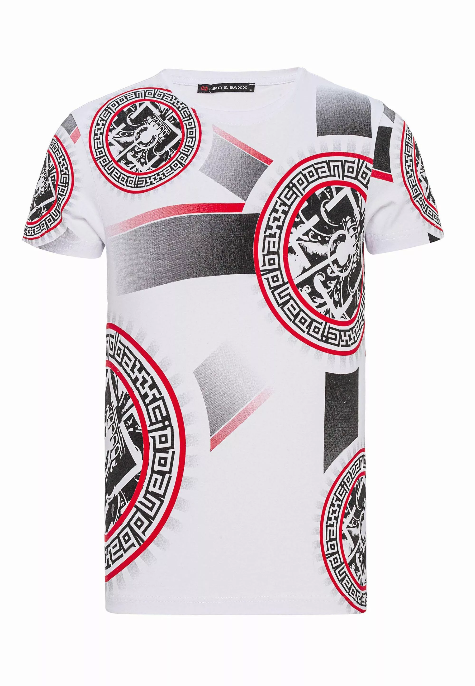 Cipo & Baxx T-Shirt T-Shirt Frontprint günstig online kaufen