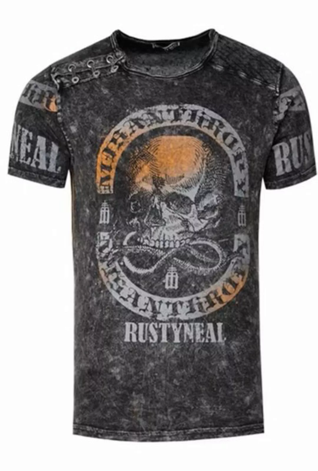 Rusty Neal T-Shirt, mit Allover-Druck günstig online kaufen