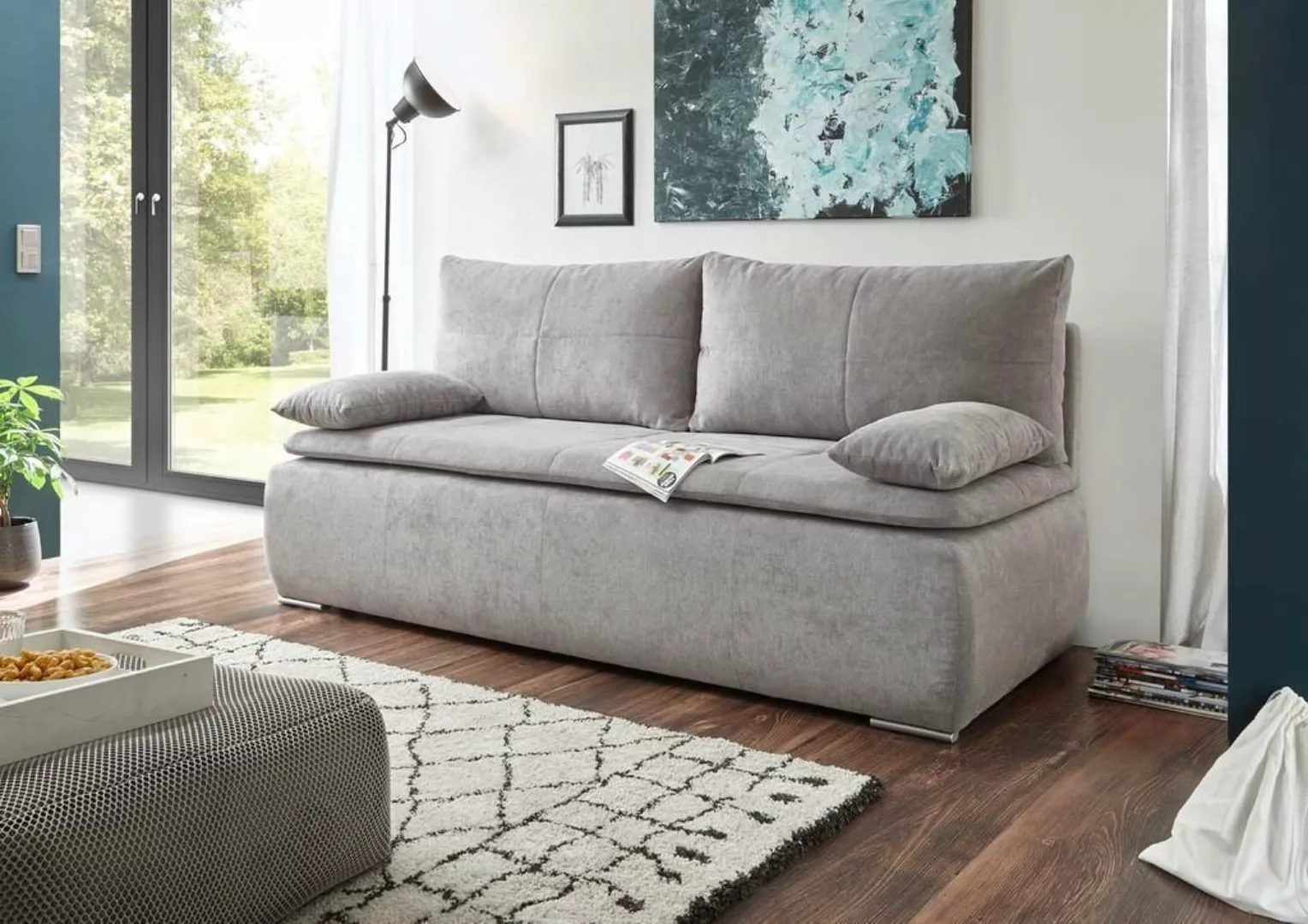 ED EXCITING DESIGN Schlafsofa "Jana", mit Bettfunktion und Bettkasten, sowi günstig online kaufen