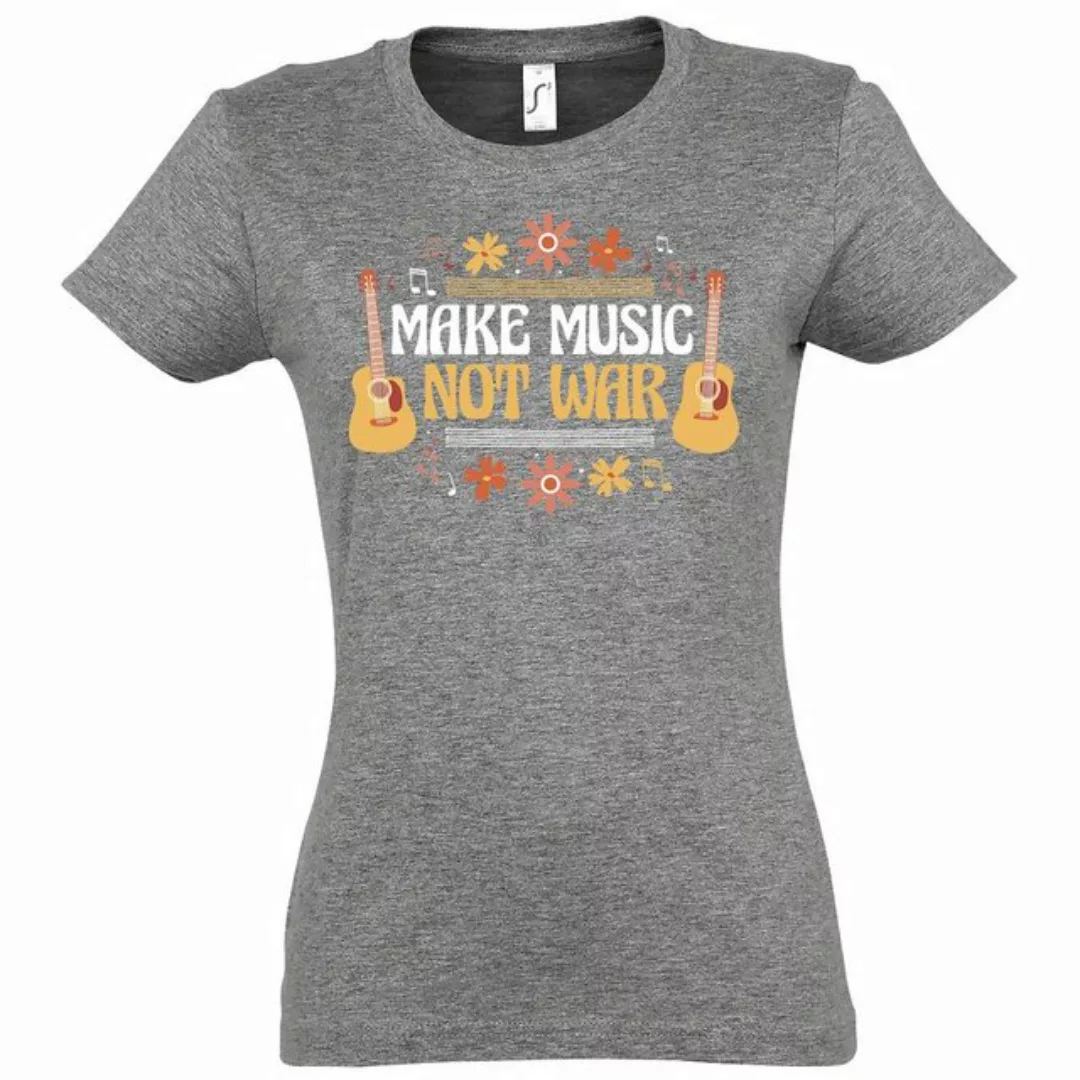 Youth Designz Print-Shirt "Make Music not War" Damen T-Shirt mit lustigem S günstig online kaufen