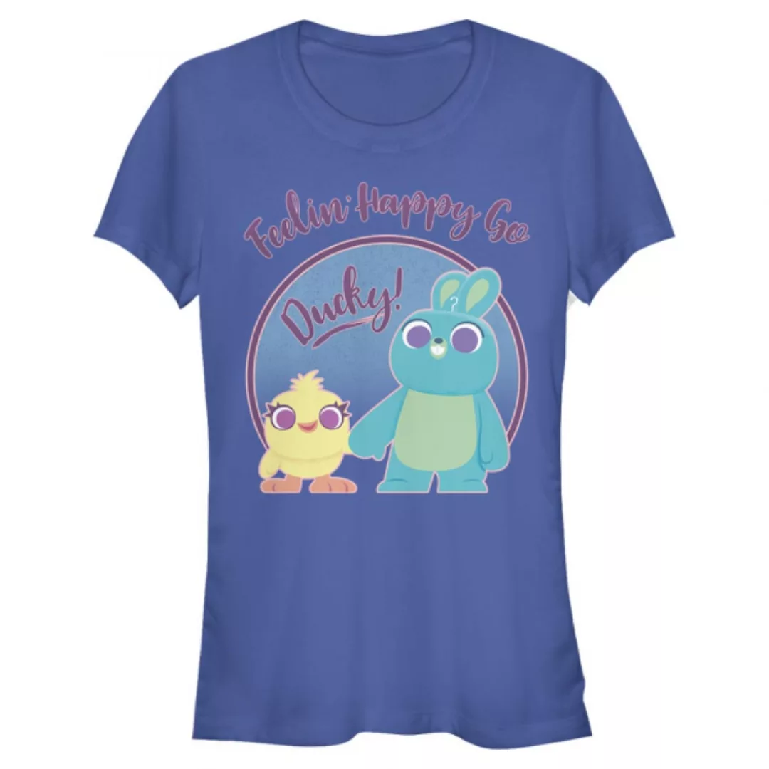 Pixar - Toy Story - Gruppe Ducky Bunny Pastel - Frauen T-Shirt günstig online kaufen
