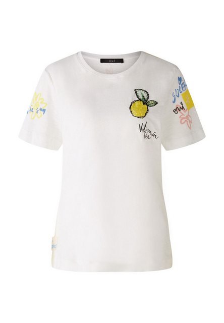 Oui T-Shirt T-Shirt 100% Baumwolle günstig online kaufen