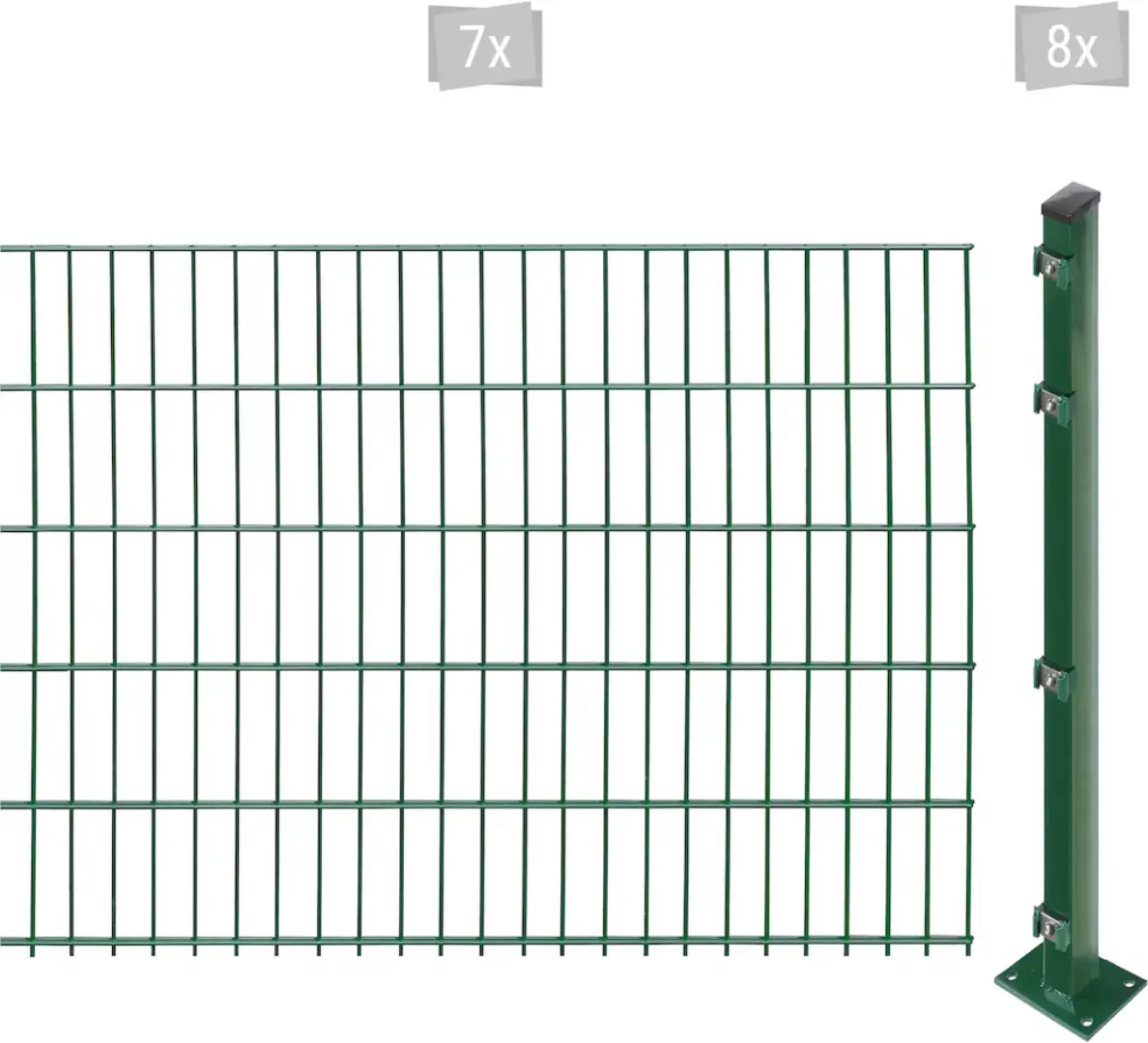 Arvotec Doppelstabmattenzaun "EASY 103 zum Aufschrauben", Zaunhöhe 103 cm, günstig online kaufen