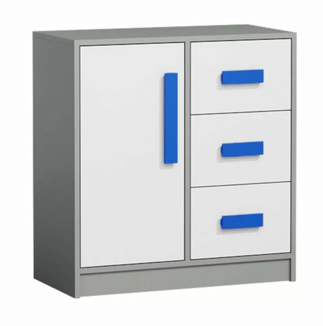 Stylefy Kinderkleiderschrank Gael III (Sideboard, Standschrank) mit Schubla günstig online kaufen