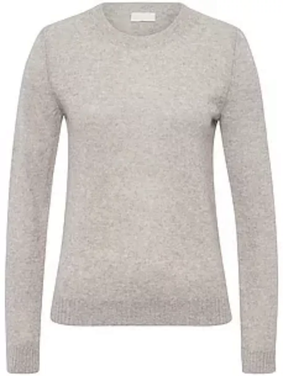 Rundhals-Pullover include beige günstig online kaufen