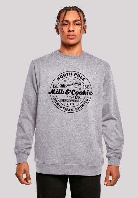 F4NT4STIC Sweatshirt Milk and Cookie Bakery Retro Weihnachten Sign Premium günstig online kaufen