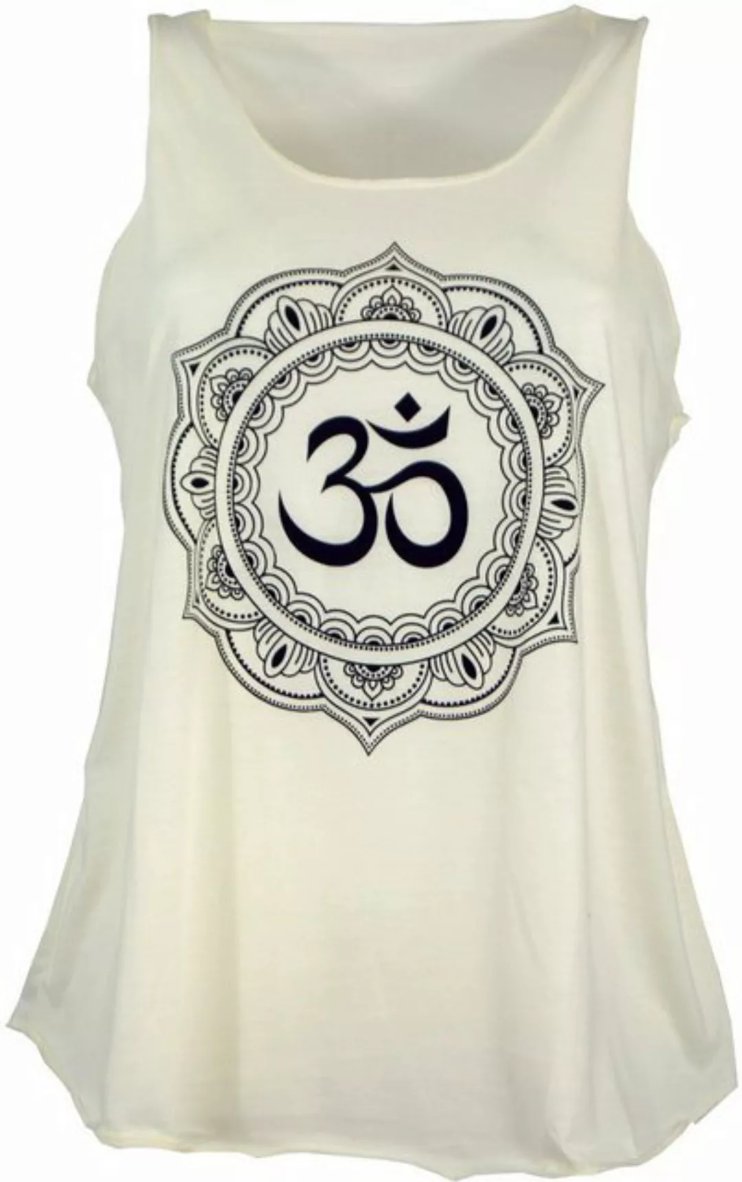 Guru-Shop T-Shirt Retro Art Tanktop mit Ethnodruck - OM Mandala.. Festival, günstig online kaufen