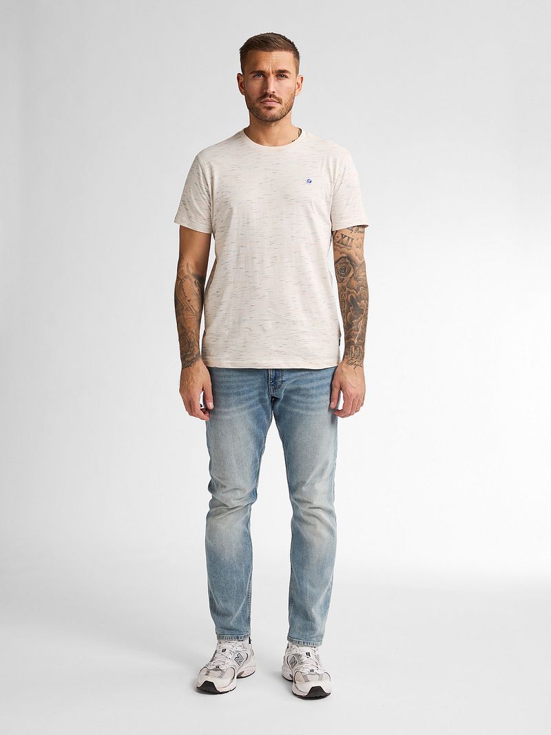 Petrol T-Shirt Sandstone Melange Ecru - Größe XL günstig online kaufen