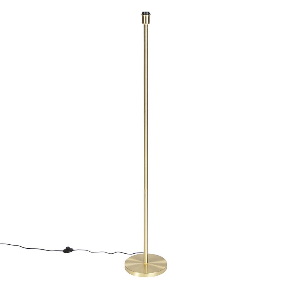 Qazqa Stehlampe Simplo, ohne Leuchtmittel, E27, günstig online kaufen