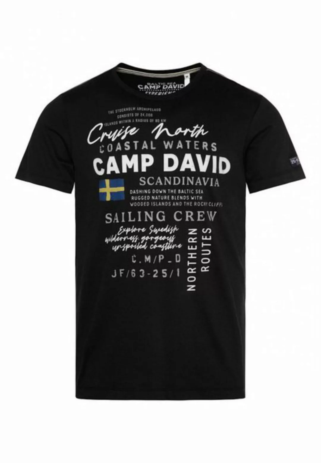 CAMP DAVID Print-Shirt, mit maritimen Prints günstig online kaufen