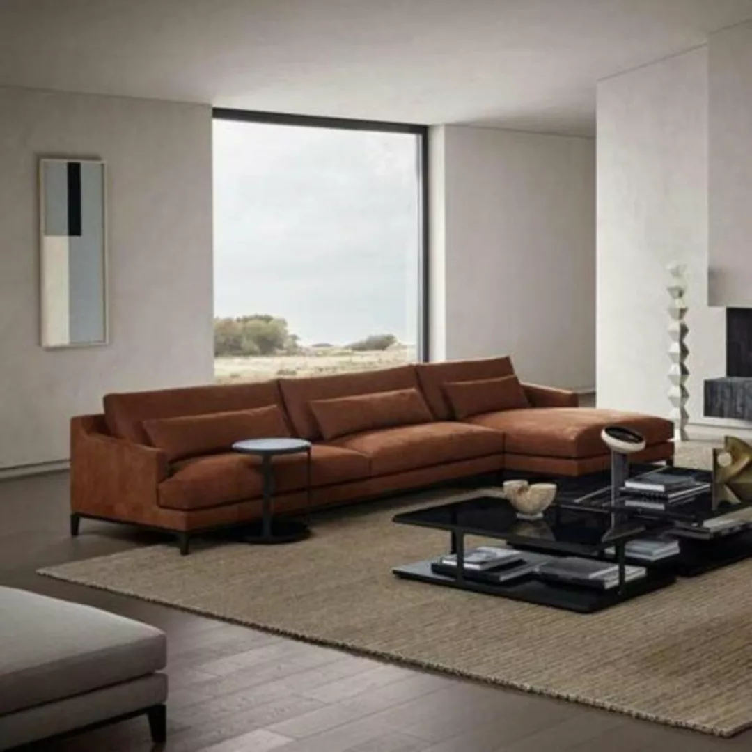 JVmoebel Ecksofa, Eck Sofa Couch Polster Sitz Garnitur Leder Couchen Design günstig online kaufen