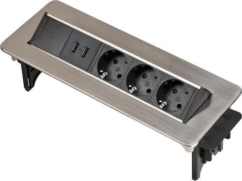 Brennenstuhl Steckdosenleiste »Indesk Power USB-Charger«, 3-fach, (Kabellän günstig online kaufen