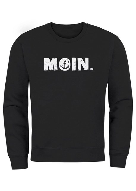 Neverless Sweatshirt Sweatshirt Herren Moin Dialekt Norden Hamburg Anker Pr günstig online kaufen