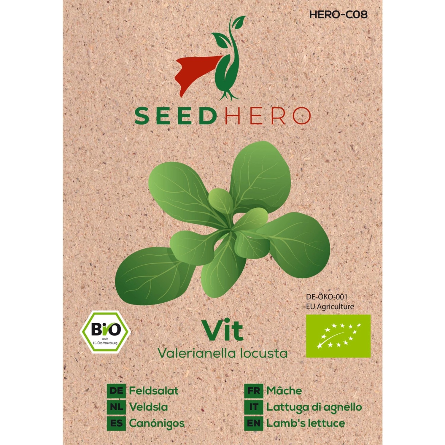 Seedhero BIO Feldsalat Vit Samen günstig online kaufen