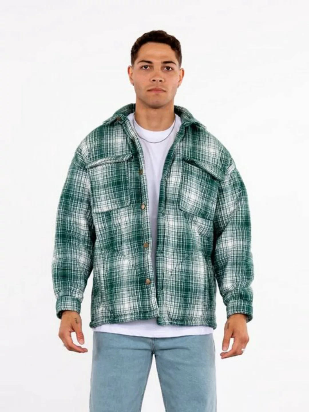 COFI Casuals Hemdjacke Lumberjacket Jacket Kapitone Herren Flanelljacke kar günstig online kaufen