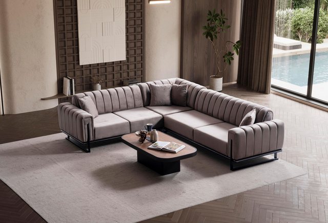 Özberk Sofa Paris Premium, Spar-Set 7 Teile, Ecksofa Garnitur Polsterecke C günstig online kaufen