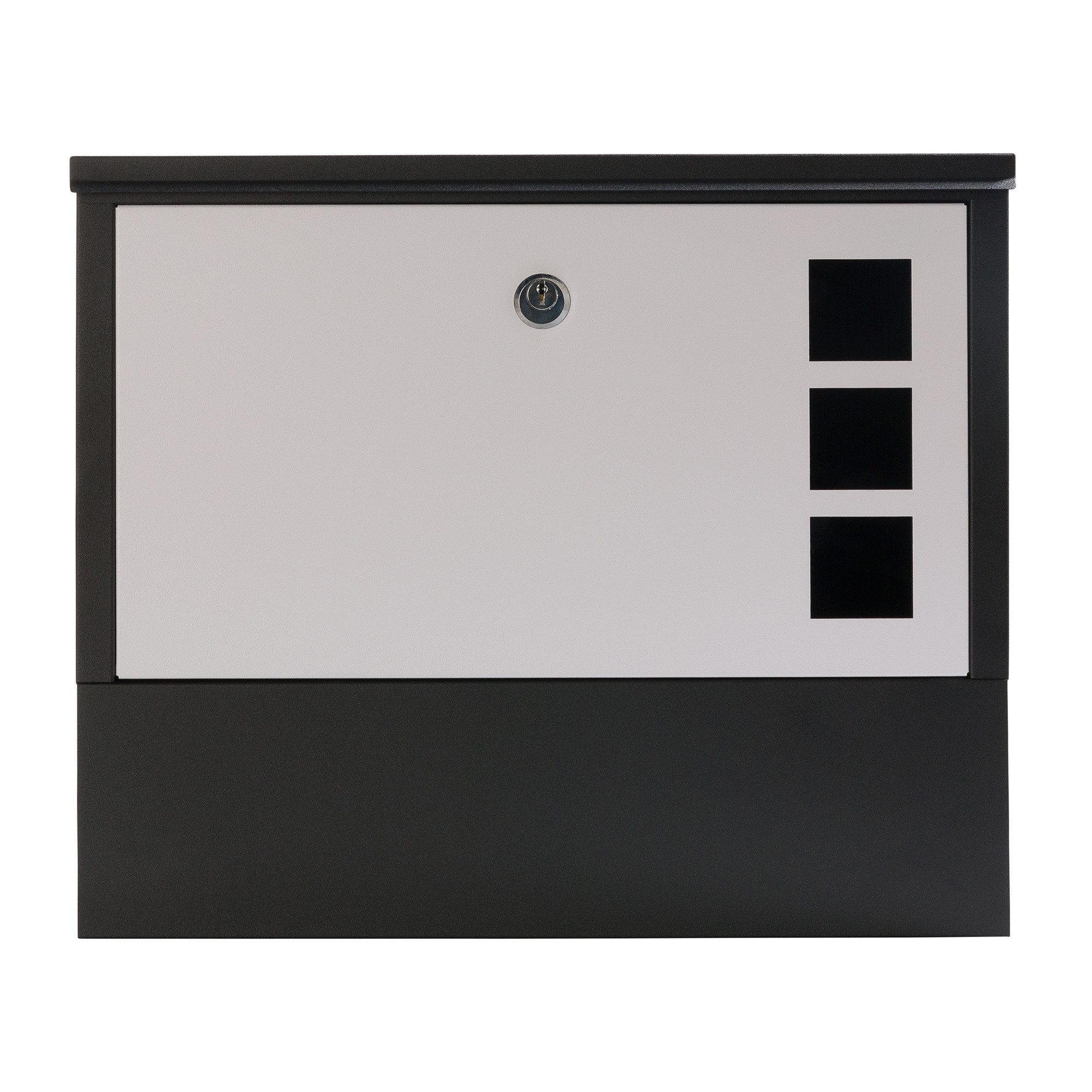 Arebos Briefkasten moderner Design Wandbriefkasten, Postkasten, günstig online kaufen