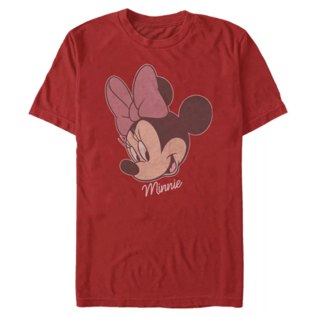 Disney Classics - Micky Maus - Minnie Maus Minnie Big Face Distressed - Män günstig online kaufen