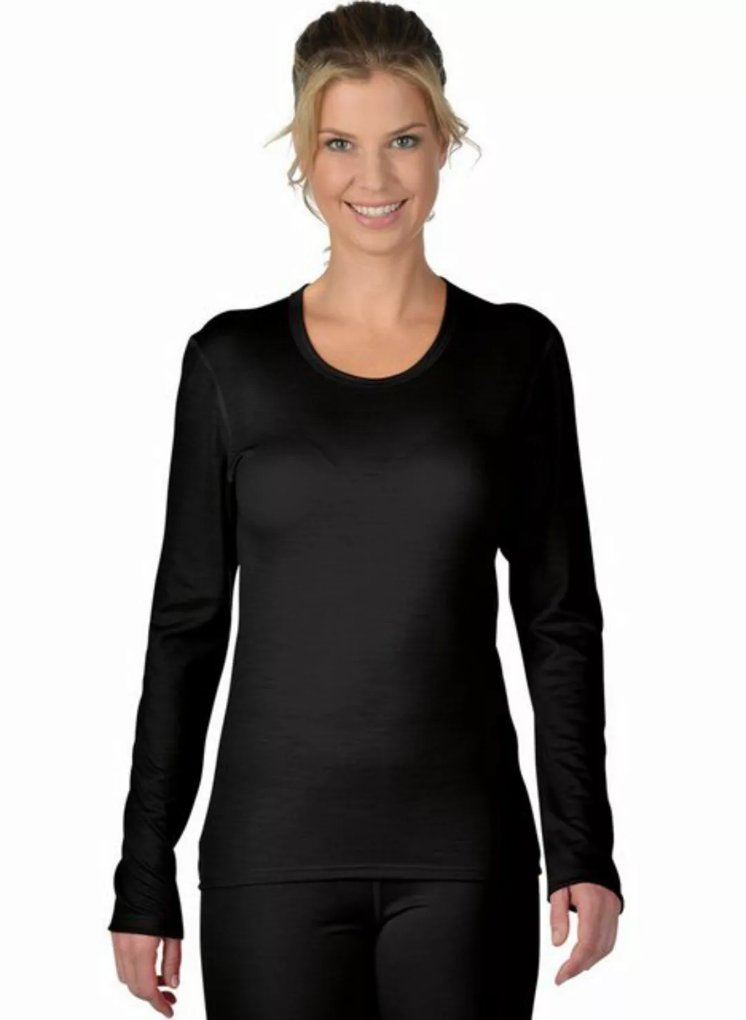 Trigema Longsleeve TRIGEMA Sportshirt aus Merinowolle (1-tlg) günstig online kaufen