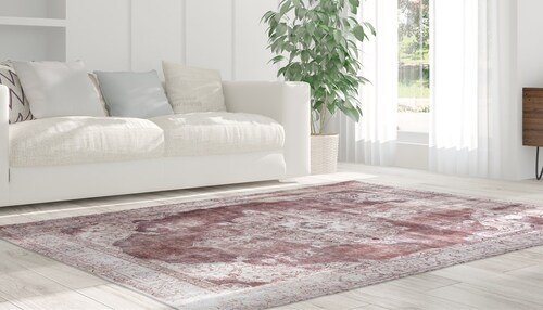 my home Teppich »Rayan«, rechteckig, 9 mm Höhe, Orient-Design, Vintage, Kur günstig online kaufen