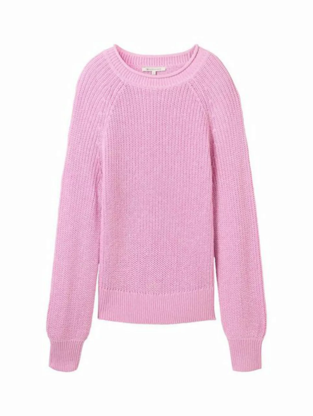 TOM TAILOR Denim Sweatshirt crew neck pullover, soft summer pink günstig online kaufen