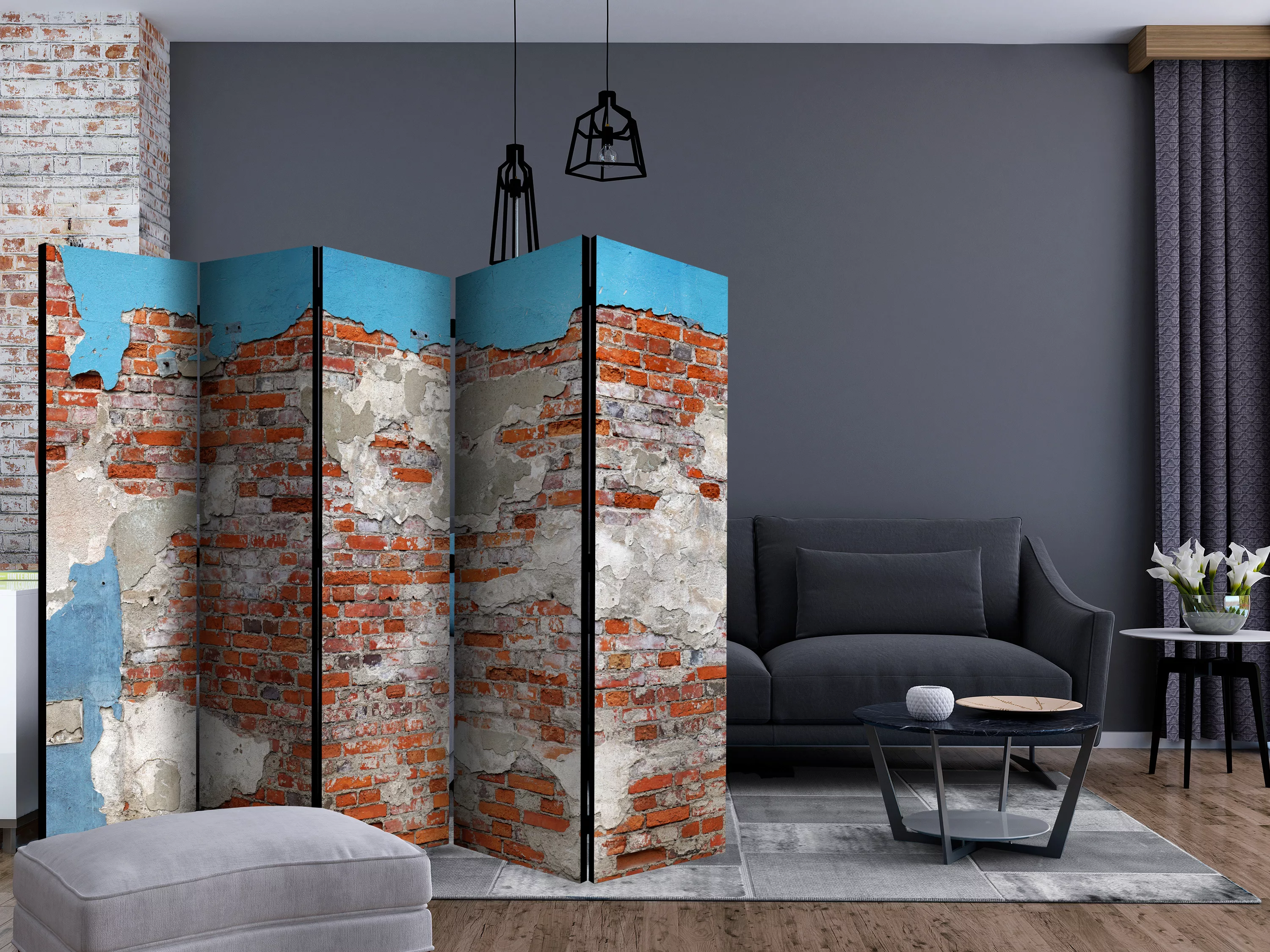 5-teiliges Paravent - Secrets Of The Wall Ii [room Dividers] günstig online kaufen