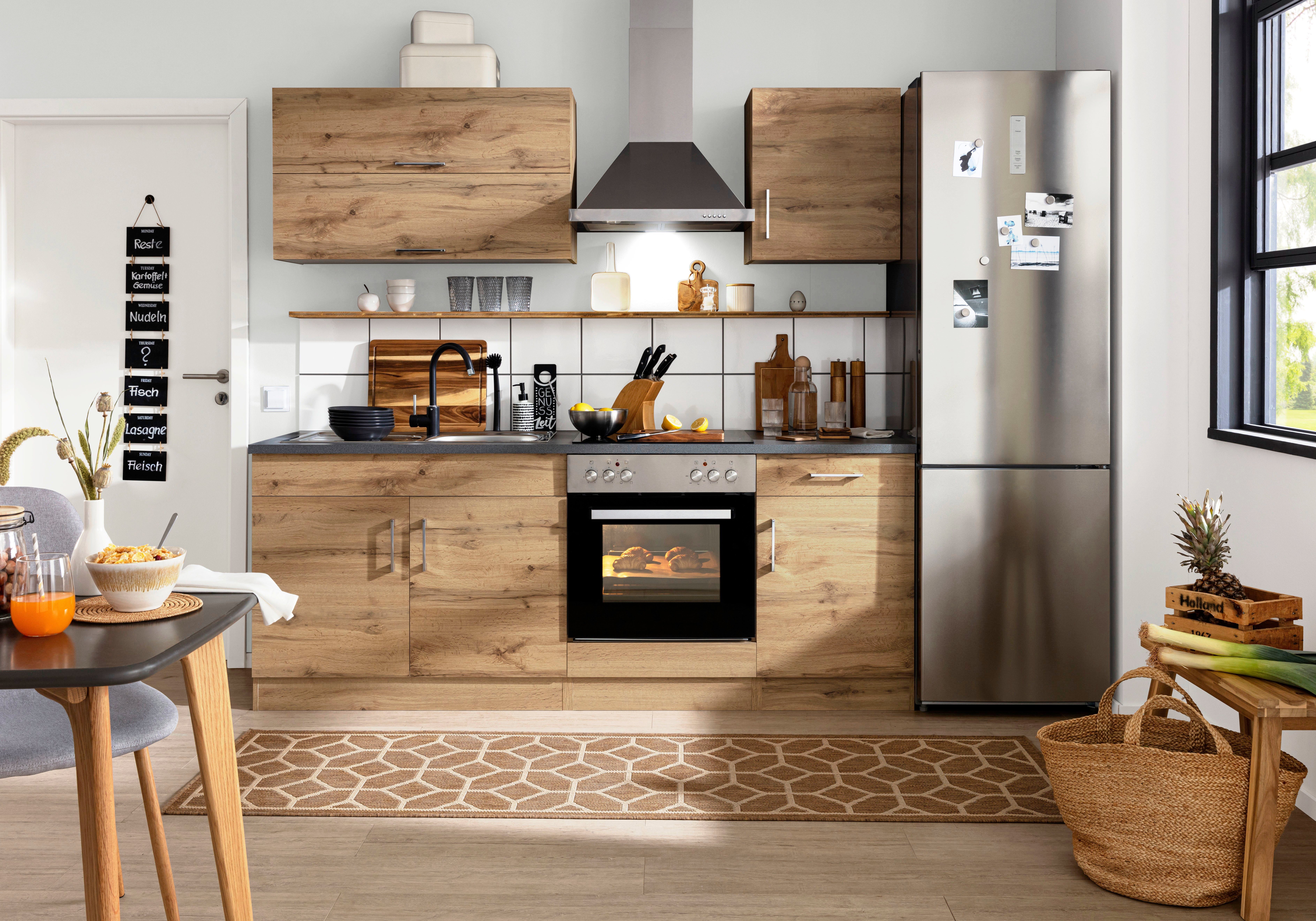 KOCHSTATION Klapphängeschrank "KS-Colmar", 100 cm, mit Metallgriff, für vie günstig online kaufen