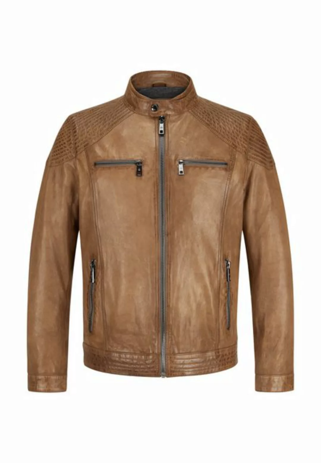 Milestone Lederjacke MSParker Milestone - Herren Lederjacke Lammnappa schwa günstig online kaufen