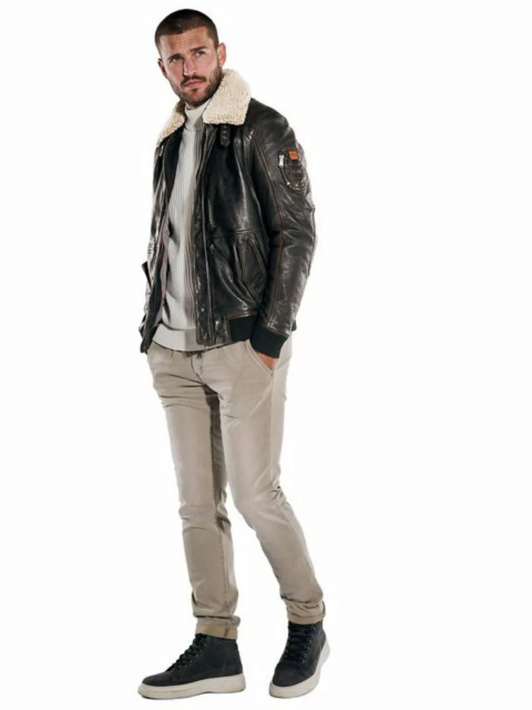 emilio adani Lederjacke Lederjacke slim fit günstig online kaufen