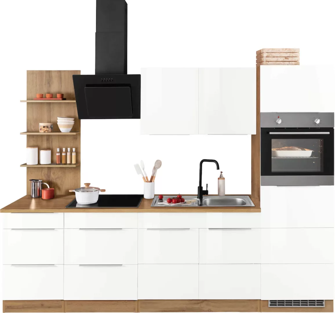 Kochstation Küchenzeile "KS-Brindisi", ohne Geräte, Breite 270 cm günstig online kaufen