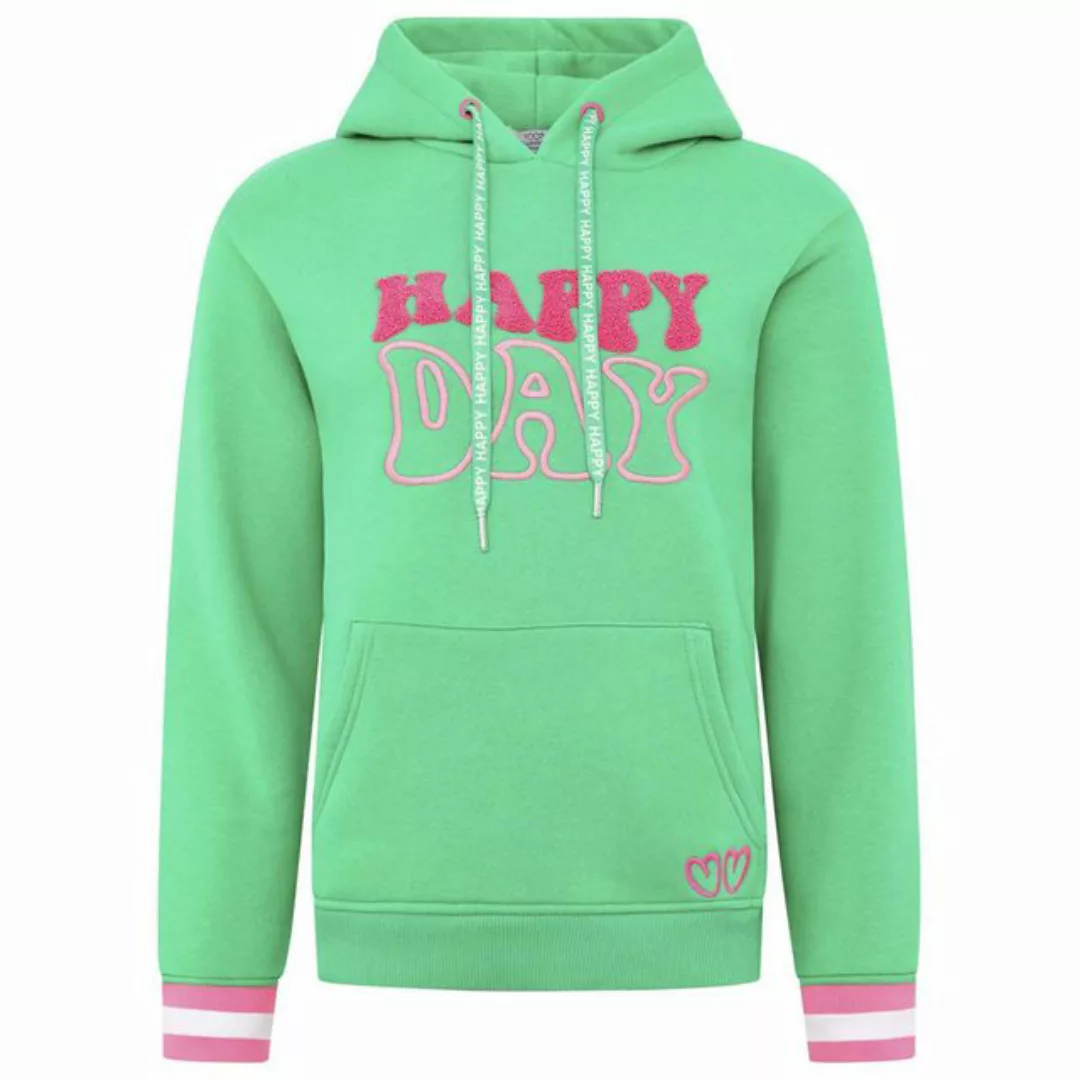 Zwillingsherz Kapuzensweatshirt BW „Happy Days“ günstig online kaufen