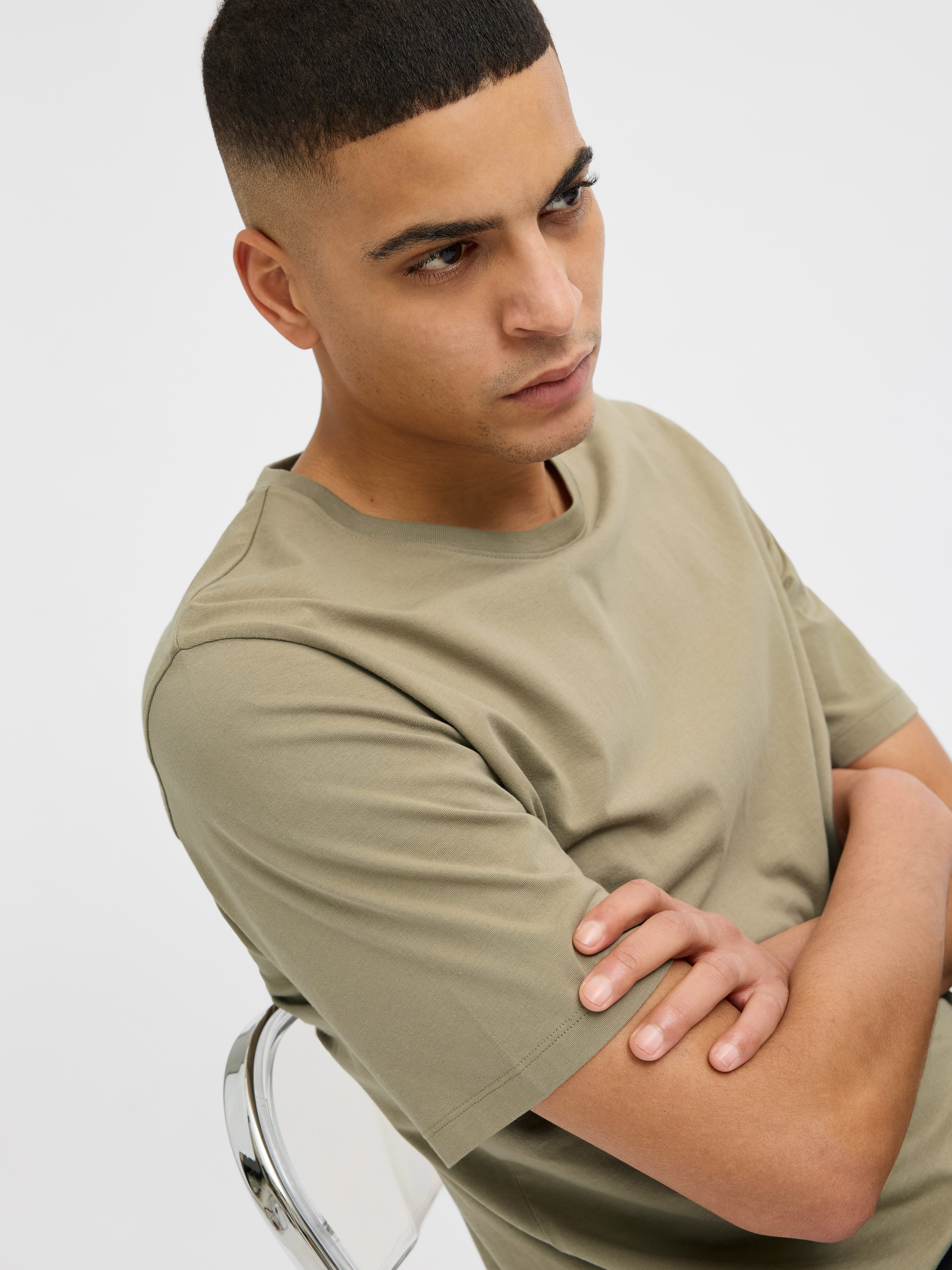 Jack & Jones Rundhalsshirt "JJEORGANIC BASIC TEE SS O-NECK NOOS", mit Rundh günstig online kaufen