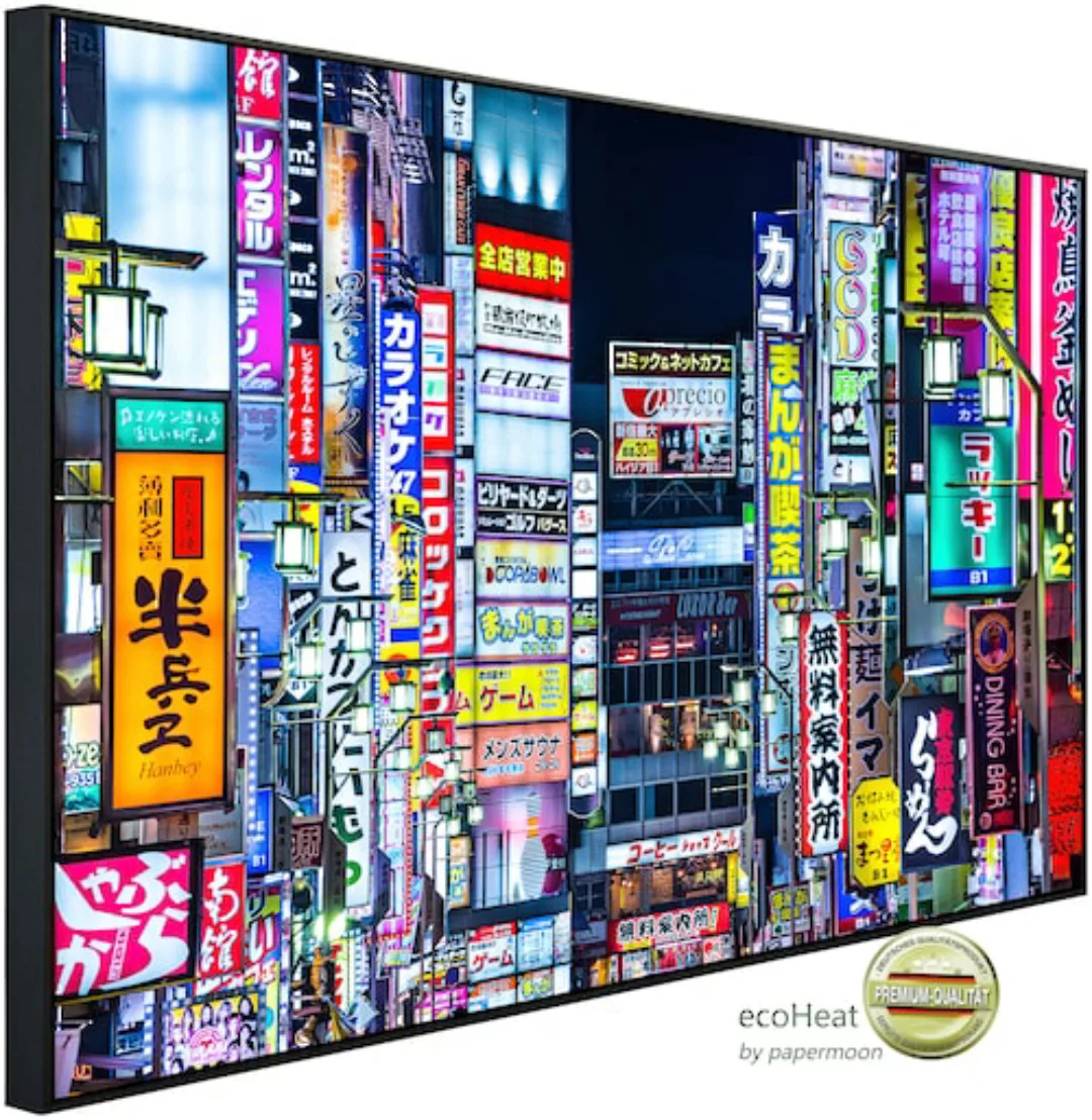 Papermoon Infrarotheizung »Japan bei Nacht«, sehr angenehme Strahlungswärme günstig online kaufen