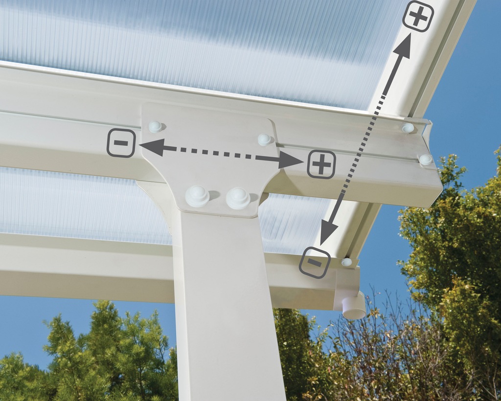 Palram - Canopia Terrassendach "Feria Alu Terrassenüberdachung", einfache D günstig online kaufen