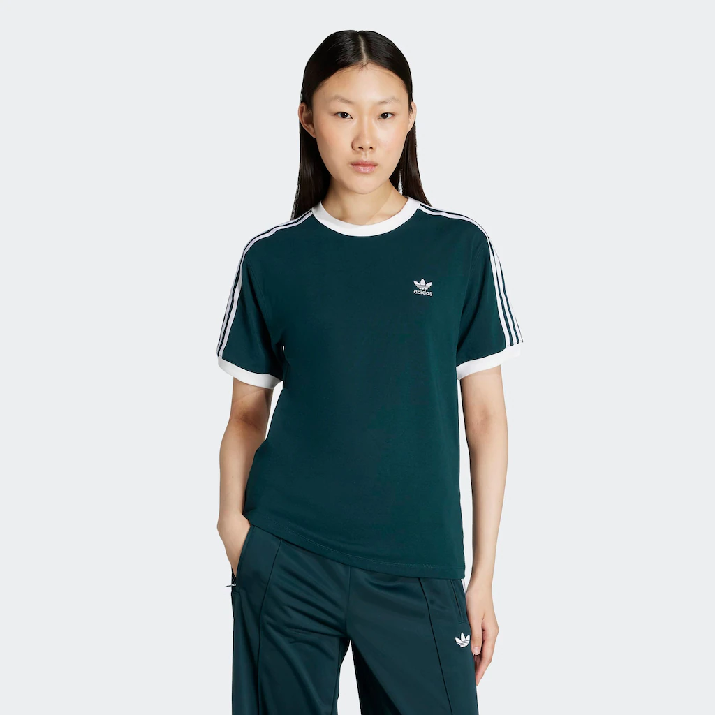 adidas Originals T-Shirt "3 STRIPE TEE", drei Streifen Shirt mit Trefoil Lo günstig online kaufen