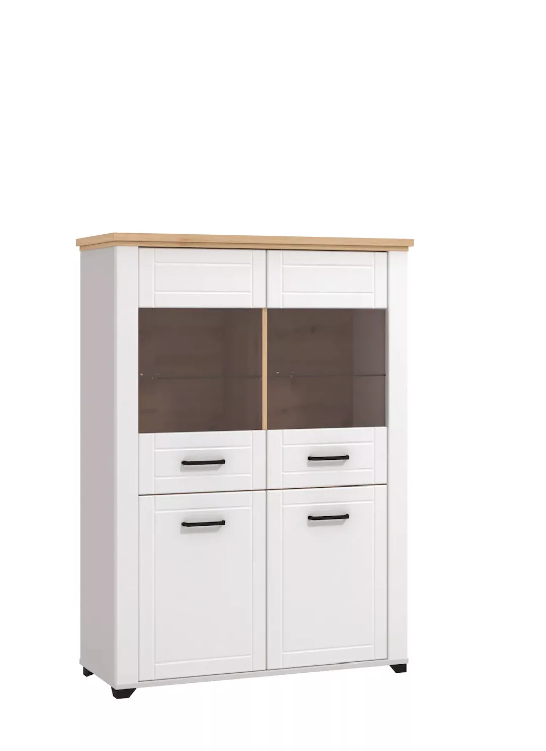 Home affaire Vitrine "Valencia", 2 Türen mit 4mm-Sicherheitsglas, Breite 10 günstig online kaufen