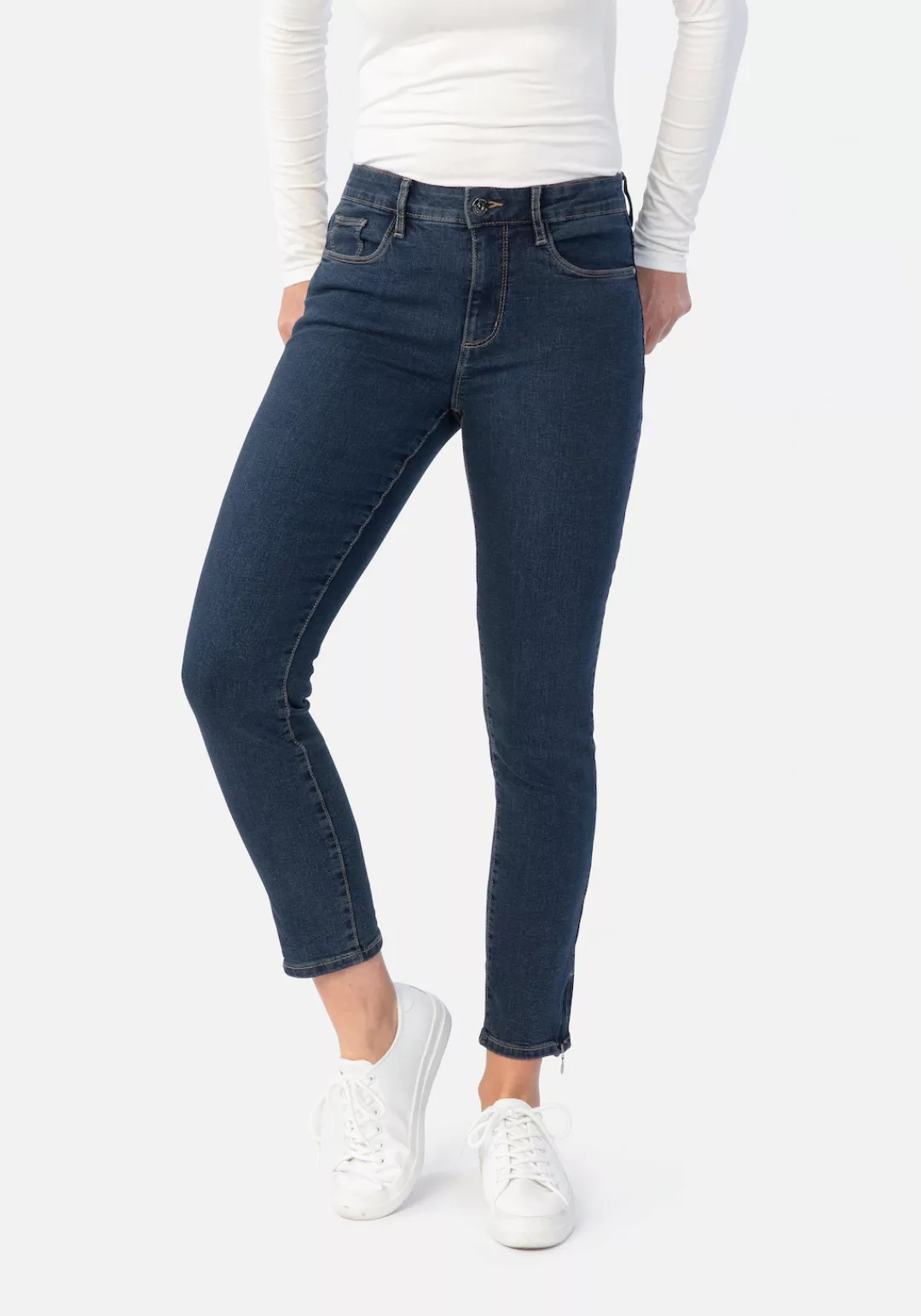 STOOKER WOMEN 5-Pocket-Jeans "Florenz Denim Slim Fit", Slim Fit Casual Clea günstig online kaufen