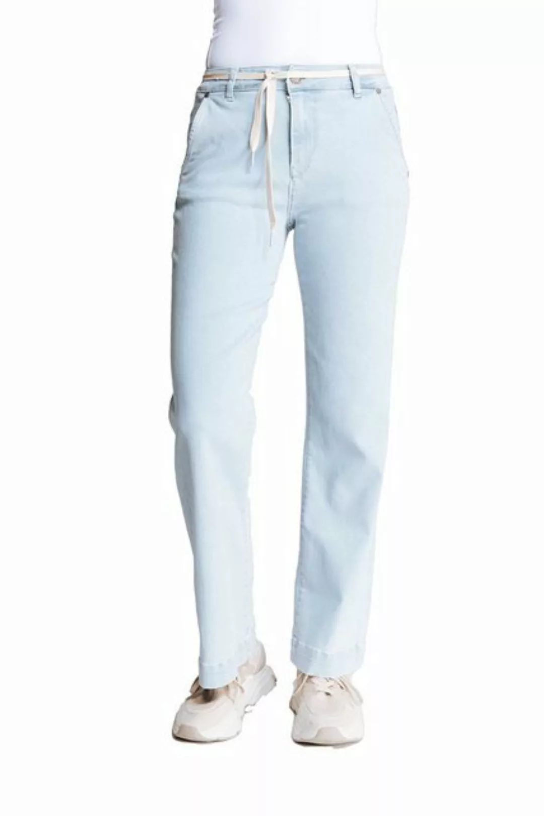 Zhrill Mom-Jeans Slim Fit Jeans ROA Blau angenehmer Tragekomfort günstig online kaufen