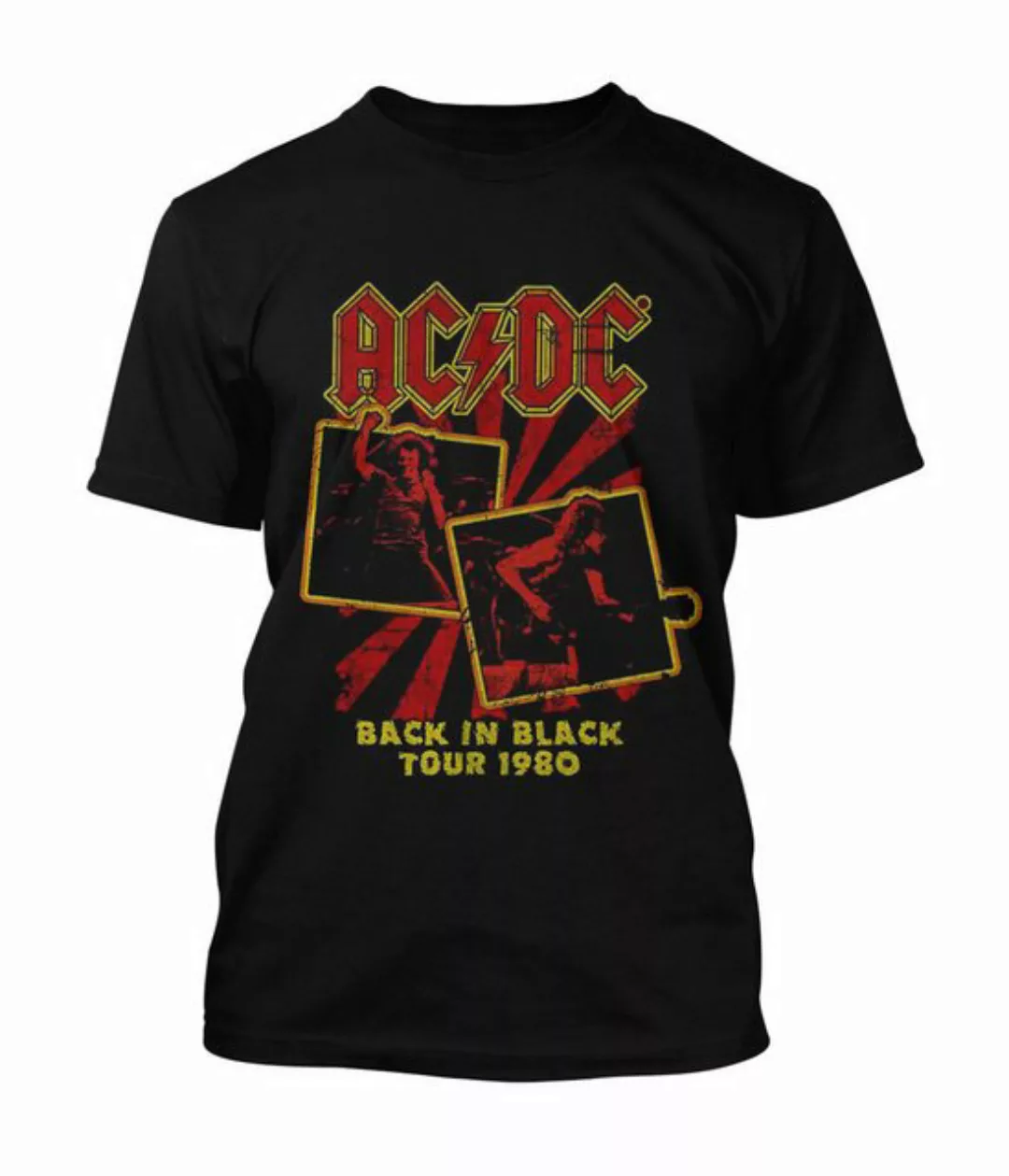 AC/DC T-Shirt Back In Black Tour 1980 günstig online kaufen