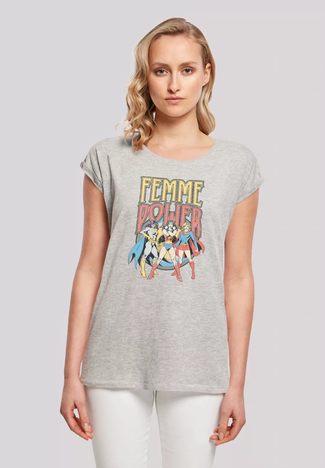 F4NT4STIC T-Shirt "DC Comics Superhelden Wonder Woman Femme Power" günstig online kaufen