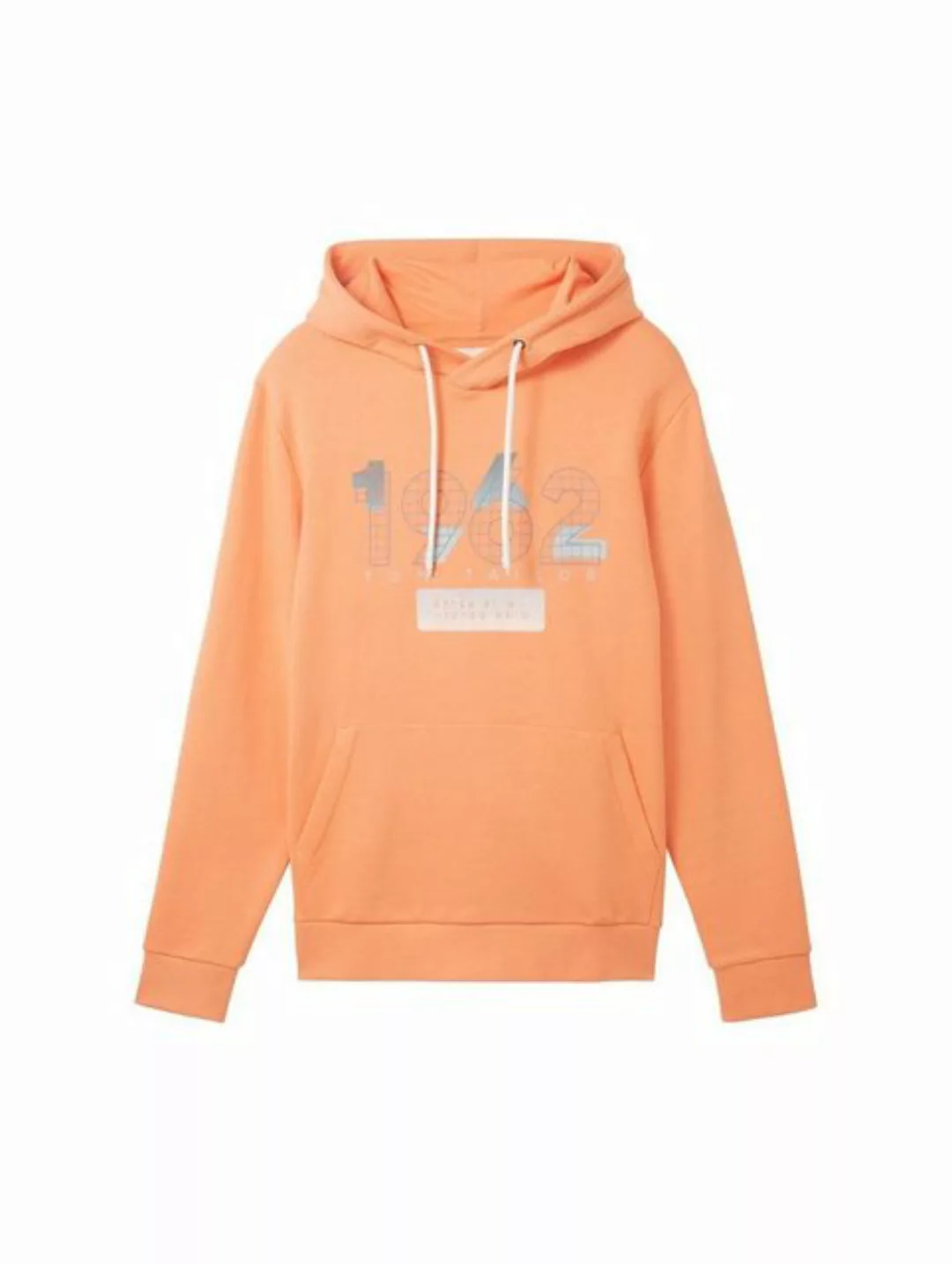 TOM TAILOR Sweatshirt printed hoodie, fruity melon orange günstig online kaufen