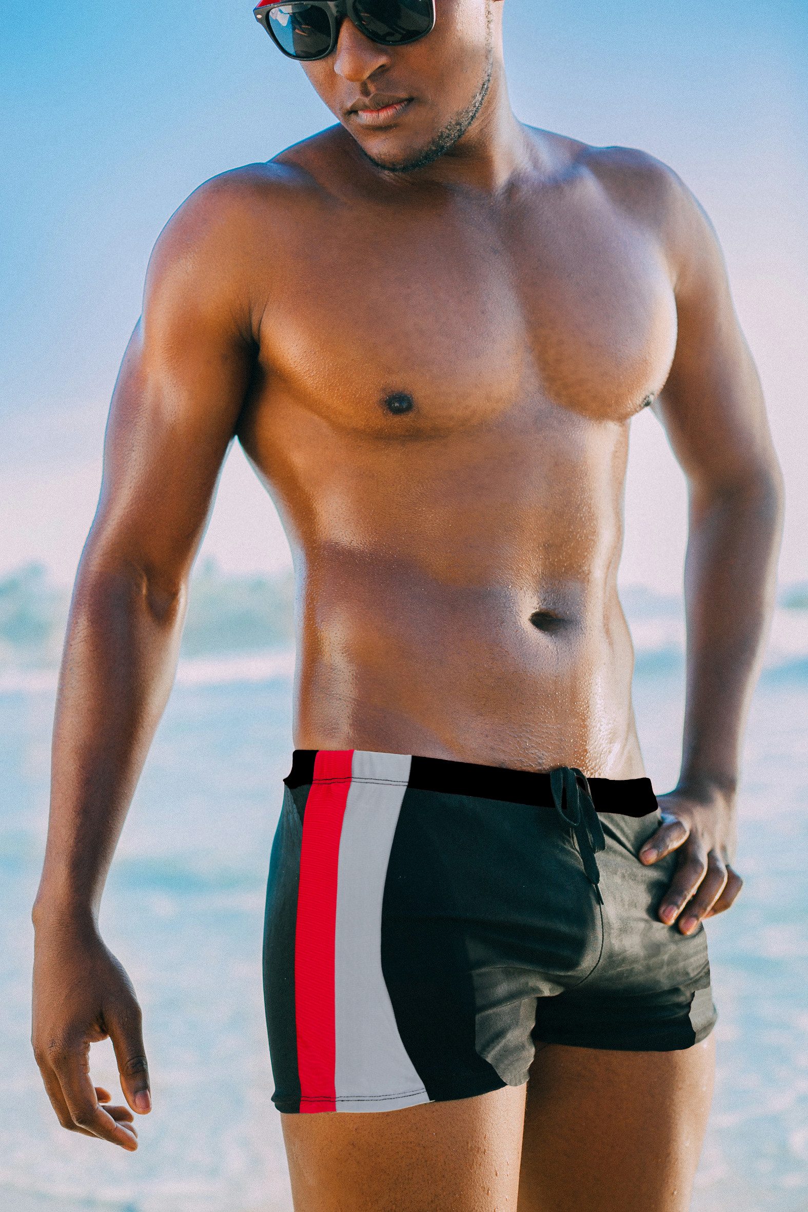 Luvanni Badehose Badehose Herren kurz eng günstig online kaufen