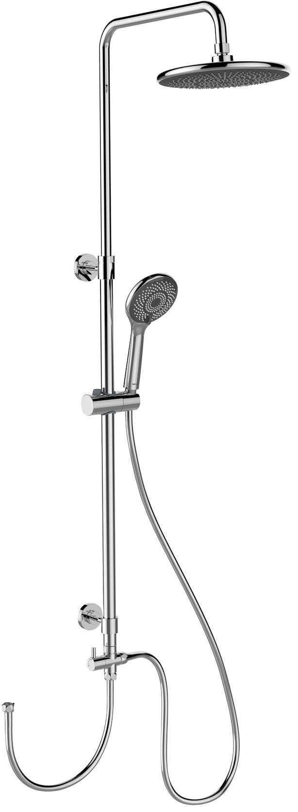 WENKO Duschsystem »Watersaving«, einfacher Anschluss an bestehende Armatur günstig online kaufen
