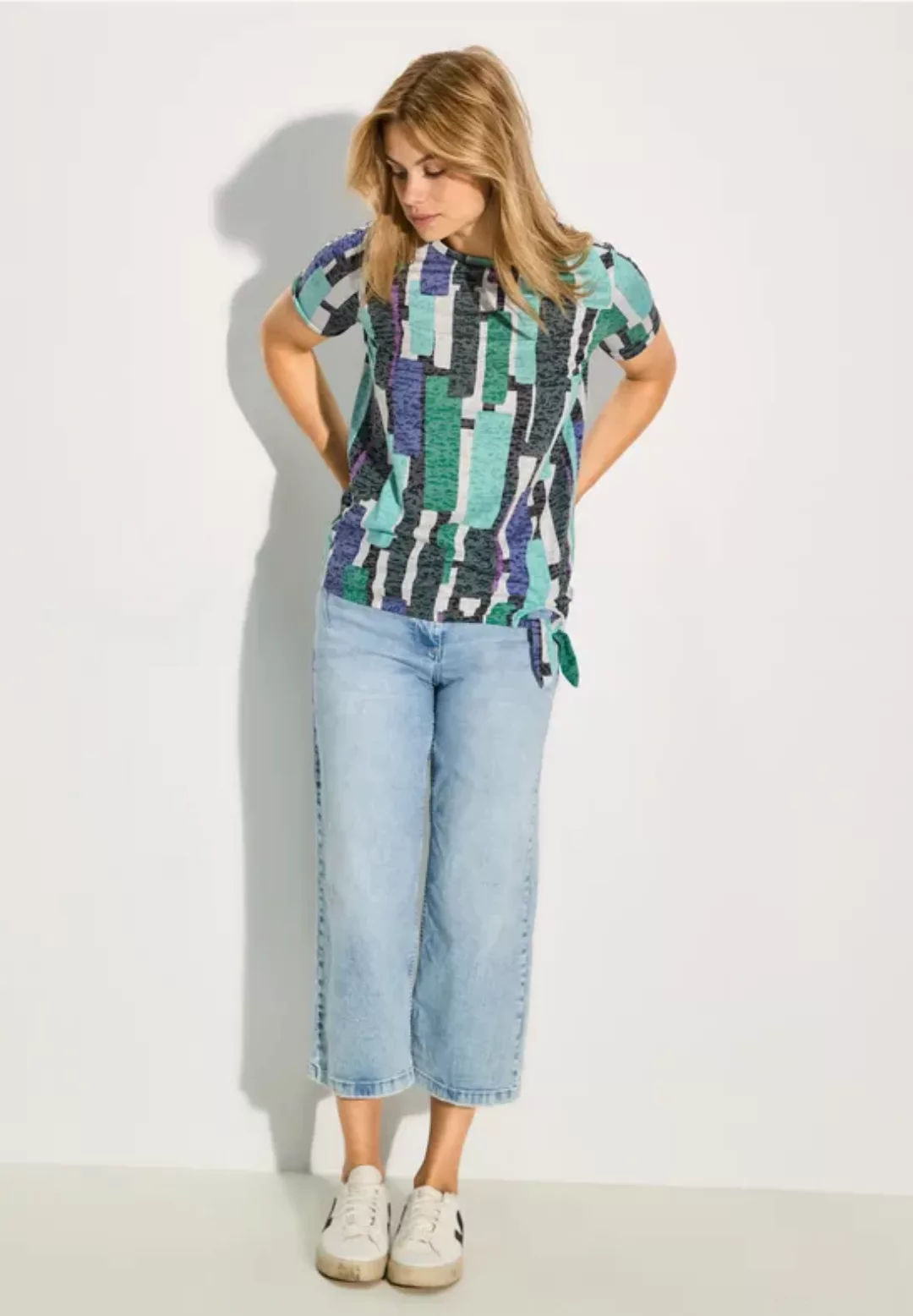 Cecil Print-Shirt mit All-Over Print günstig online kaufen