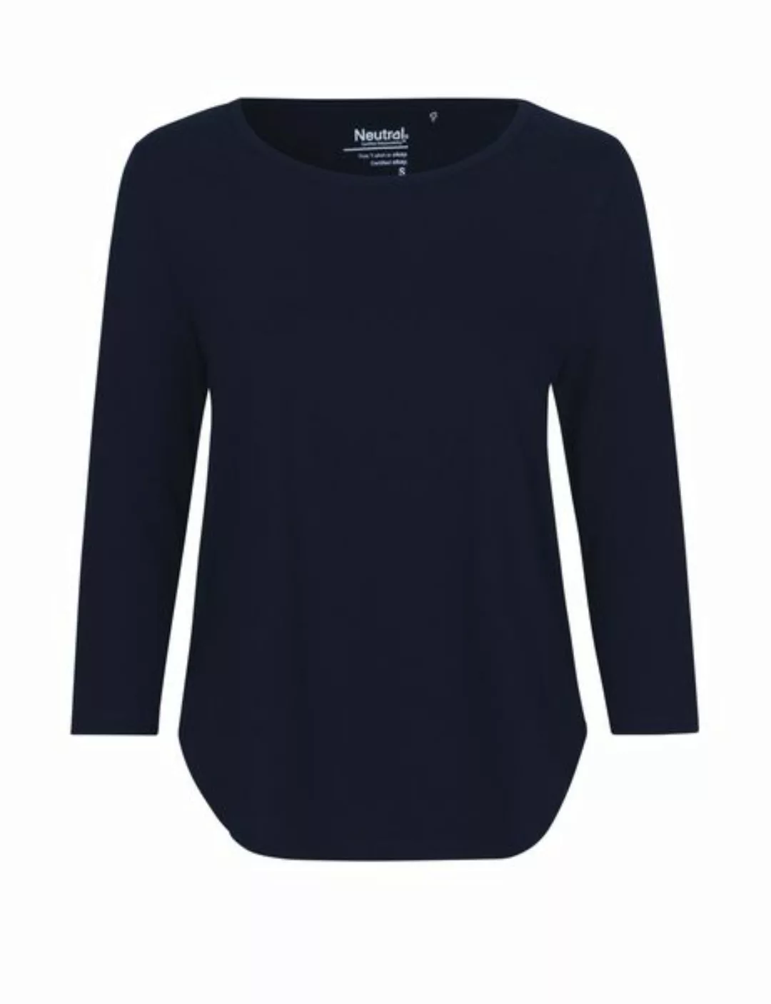 Damen T-shirt 3/4tel Arm Von Neutral Bio Baumwolle günstig online kaufen