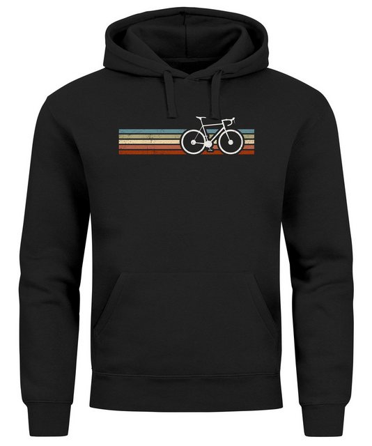 Neverless Hoodie Hoodie Herren Fahrrad Retro Print Minimalistisch Radfahren günstig online kaufen