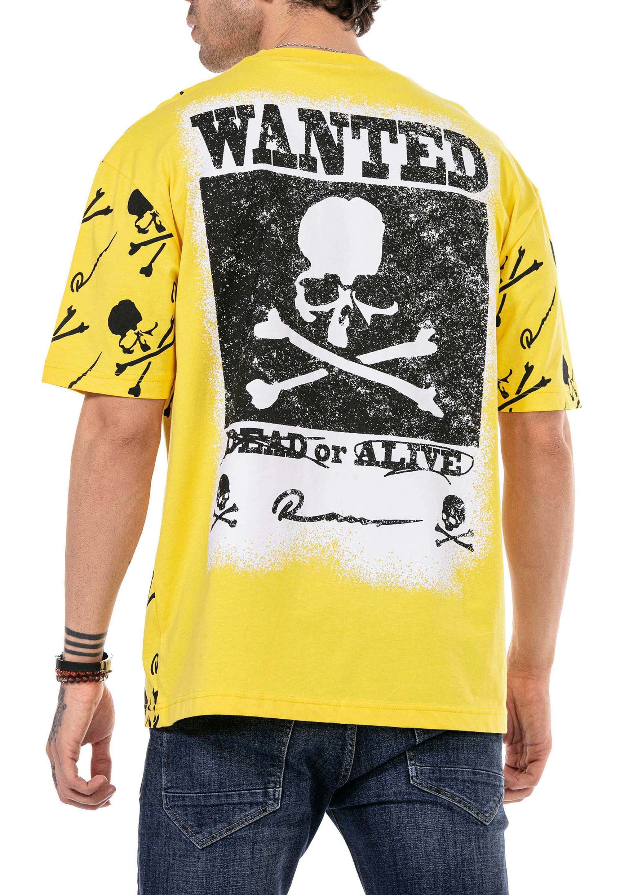 RedBridge T-Shirt mit Totenkopf-Print - 100% günstig online kaufen