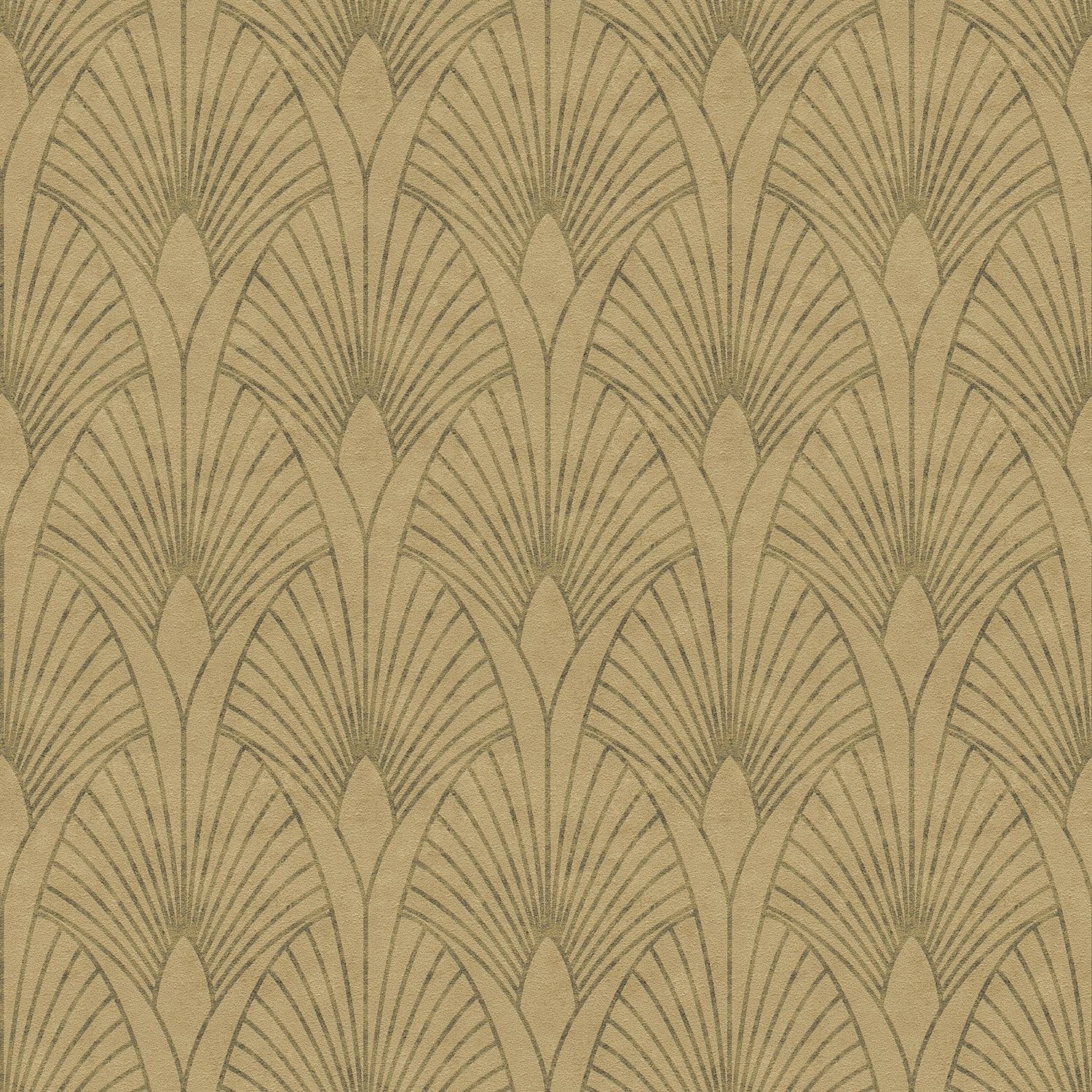 PROFHOME 374272-GU Exklusive Luxus Tapete Ornament Matt Gold Beige Braun 0, günstig online kaufen