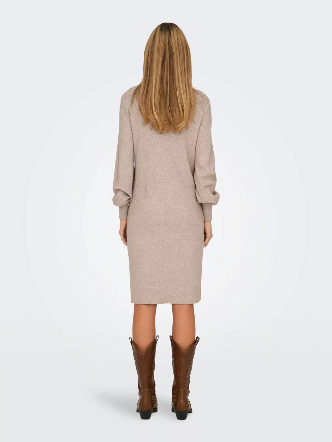 ONLY Strickkleid "ONLKATIA LS V-NECK DRESS NCA KNT" günstig online kaufen